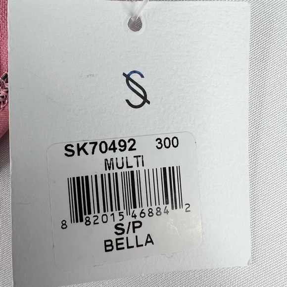 SKYE WOMENS BELLA SZ S FLORAL PALM LEAF PRINT BANDED WAIST BIKINI SWIM BOTTOMS - Picture 5 of 6